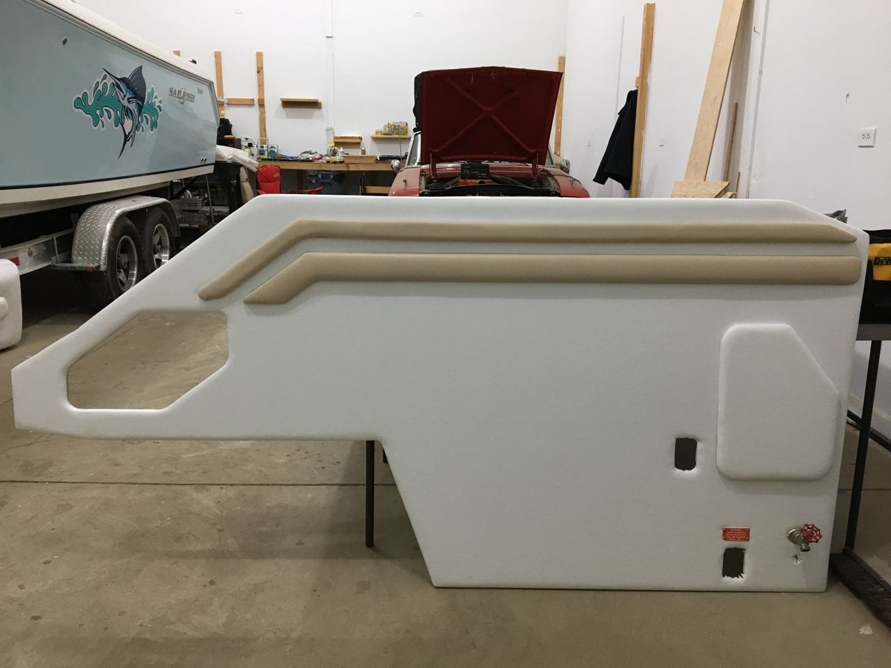 View Marine side panel — before and after