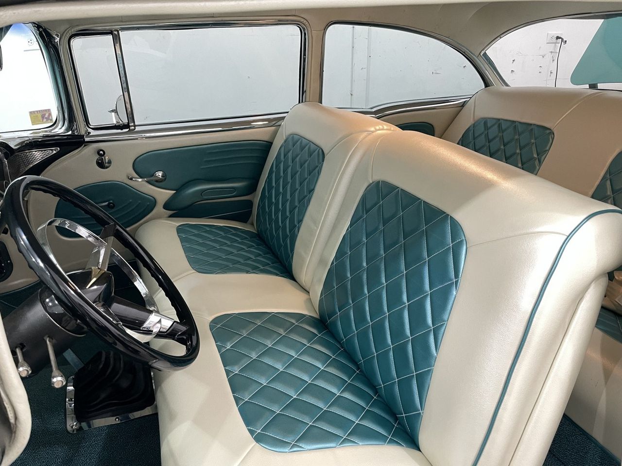 View Bel Air interior — before and after